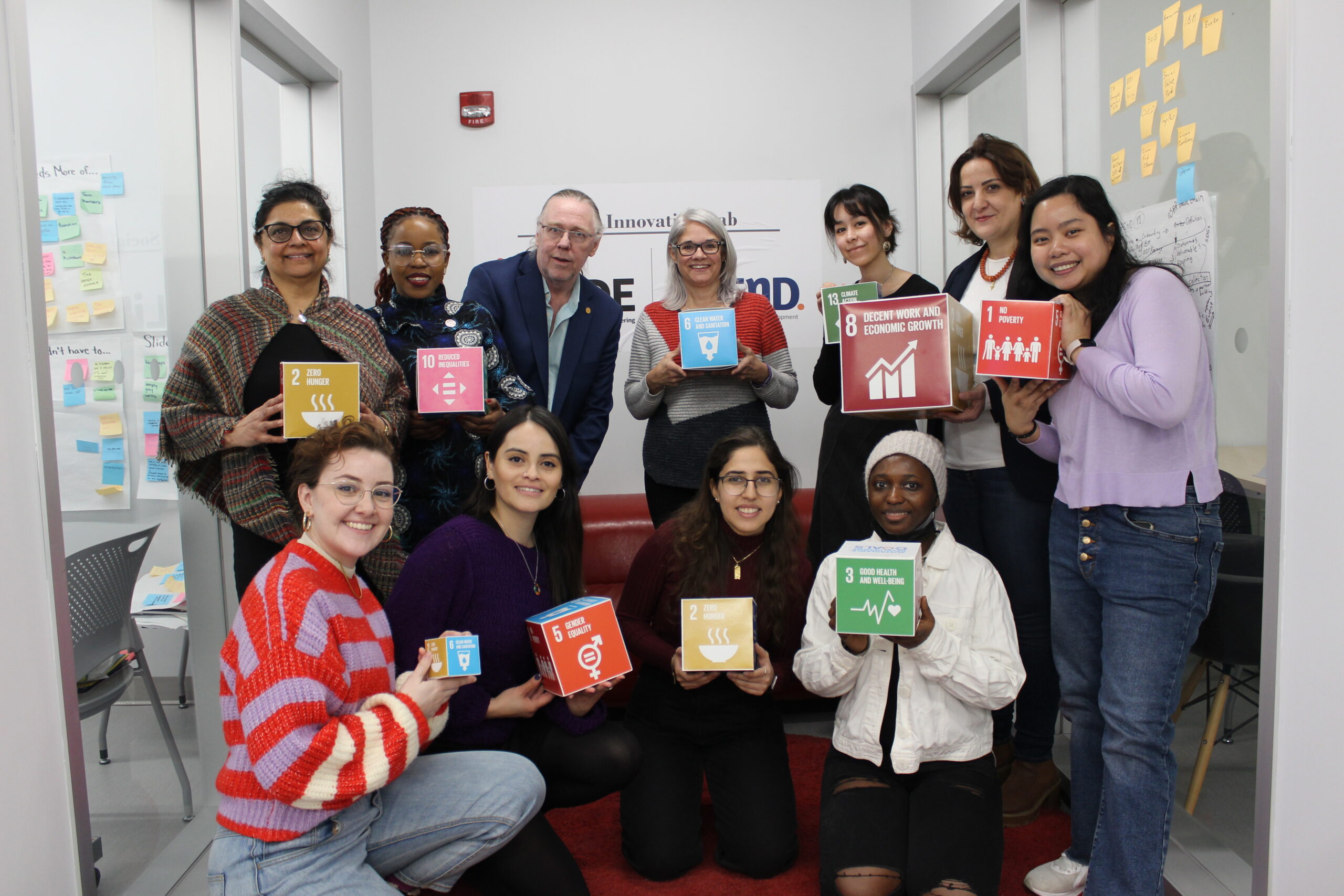 MEET our team card landing page